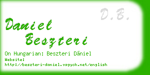 daniel beszteri business card
